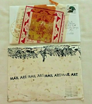 Chuck Welch Aka Cracker Jack Kid Mail Art 1980 - 1993 Usa 4 - Postcards,  2 Letters