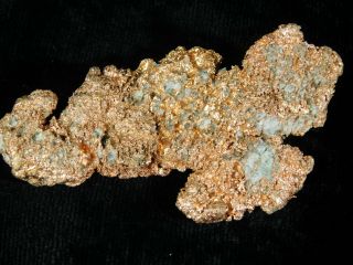 A and 100 Natural Native COPPER Nugget or Float From Michigan 73.  0gr e 2