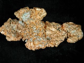 A and 100 Natural Native COPPER Nugget or Float From Michigan 73.  0gr e 3