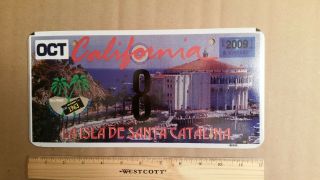 License Plate,  California,  Alpca (cf.  Note),  Casino At Catalina Island,  8
