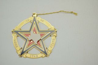1999 Texas State Capitol Christmas Ornament Lone Star State No Box