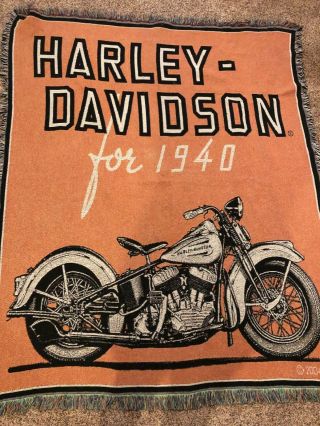 Harley Davidson Throw Blanket 4 