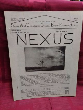 Original/vintage April 1955 " Nexus " Pub.  Vol.  2 No 