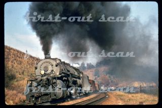 Duplicate Slide - Norfolk & Western N&w 2142 Steam Action On Freight