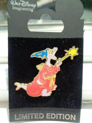 Disney Wdi Pin - Sorcerer Figment With Wand - Characters Dressed As - Le 300