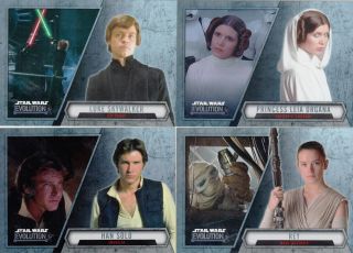 2016 Star Wars Evolution Complete Base Set (100) Cards