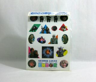 1985 Vintage Star Wars ✧ Ewoks ✧ Battle Of Endor Stickers Rare Misp