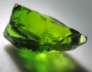2.  80 Crt Chrome Green Tourmaline Crystal Facet Rough X8