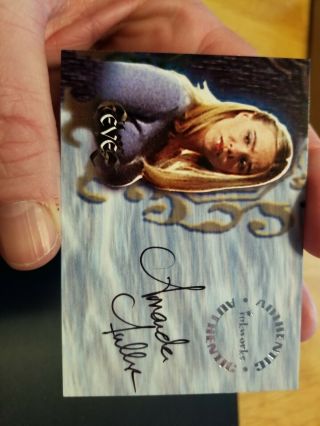 Buffy Tvs Season 7 Amanda Fuller As Eve Autograph Card