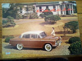 Nissan Cedcic Car Brochure Japan Auto Garage 1960 