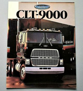1988 Ford Clt - 9000 Heavy Truck Brochure 20 Pages 88fclt