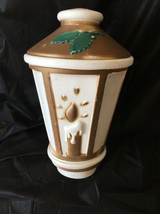 1960’s Rare Christmas Lamp Post Blow Mold Top Only