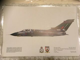 Squadron Print No 60 Tornado Gr.  1 Ttte Raf Cottesmore