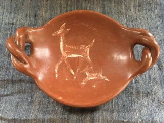 Santa Clara Pueblo Indian Pottery Polished Redware Vase Faustina Gutierrez