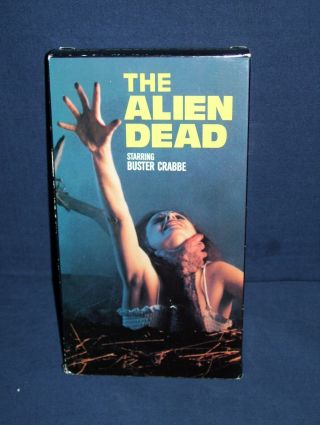 The Alien Dead Vhs Buster Crabbe 1989 Evil Dead Cover