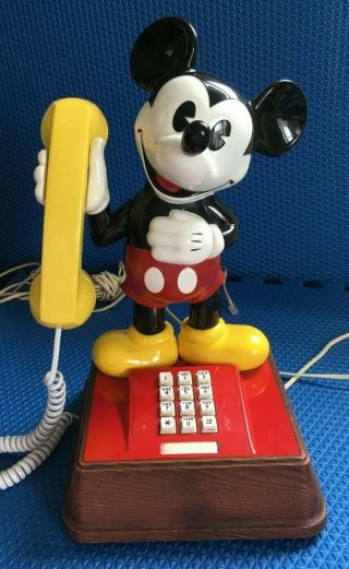 The Mickey Mouse Phone By Walt Disney Productions 1976