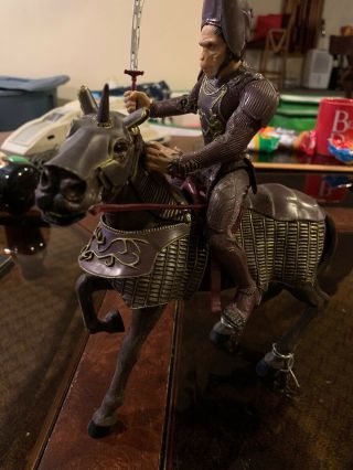 Planet Of The Apes Thade With Battle Steed Figure 2001