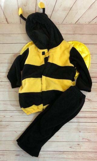 Old Navy Bumblee Bee Halloween Costume Size 2t 3t 4t 5t Wings Warm