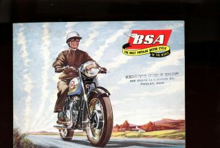 Motorcycle - Bsa - 1958