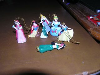6 Disney Princess PVC 1 1/2 