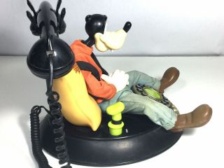 Vintage Walt Disney Goofy Animated Talking Corded Telephone 8