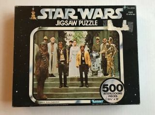 Vintage 1977 Star Wars Jigsaw Puzzle - Series 3 Iii Victory Celebration.