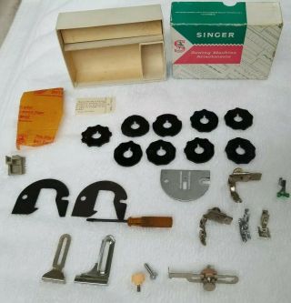 Singer 328k Sewing Machine Attachments No.  161615 Accessories Disks Vintage