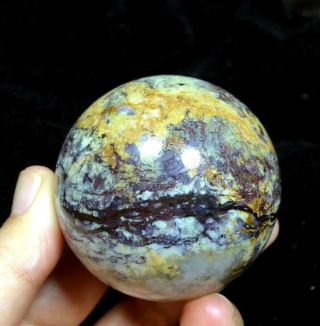 280g Wow Natural Rare Pietersite Crystal Sphere Ball Healing 112c