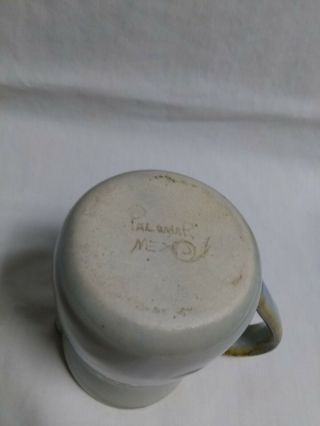 Vintage Ken Edwards El Palomar Pottery Cream Pitcher,  Blue Bird 12 oz,  Signed 4