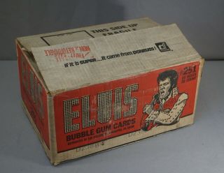 Rare 1978 Donruss Elvis Presley Trading Card Empty Case Box
