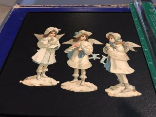 Victorian Scrapbook Diecuts 3 Snow Girls
