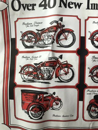 Vintage Indian Motorcycle Poster Here Are The 1928 Indian Motorcycles 6