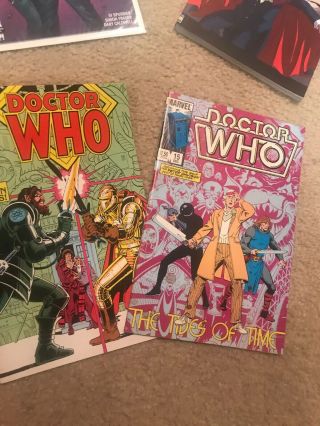 Doctor Who Tv Series Marvel Comic Book 14,  15 1985