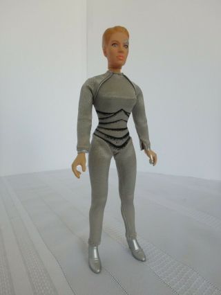 Star Trek Voyager: Playmates 7 Of 9 In Silver Catsuit & High Heels 9 " Figure A,