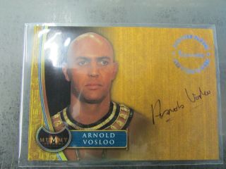 The Mummy Returns Autographed Card Arnold Vosloo Card A2 Inkworks