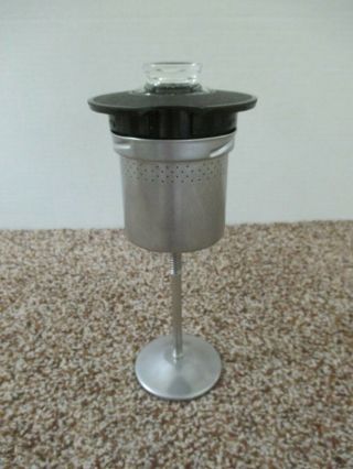 Corning Ware 10 Cup Stove Top Percolator Coffee Pot Parts Lid Basket & Stem Euc