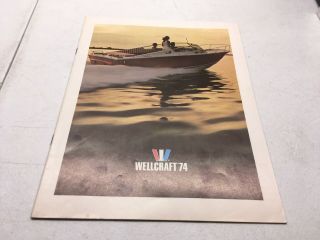 Ad Info Specs Chris Craft Boat Brochure 1974 Wellcraft Kona Nova Fisherman Tunne