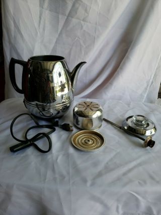General Electric 38P40 Pot Belly Automatic Percolator Coffee Pot 3