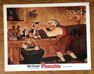Vintage 1978 Disney Pinocchio Press Kit - 9 Movie Prints 11x14 Technicolor 3
