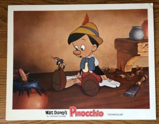 Vintage 1978 Disney Pinocchio Press Kit - 9 Movie Prints 11x14 Technicolor 5