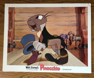 Vintage 1978 Disney Pinocchio Press Kit - 9 Movie Prints 11x14 Technicolor 6