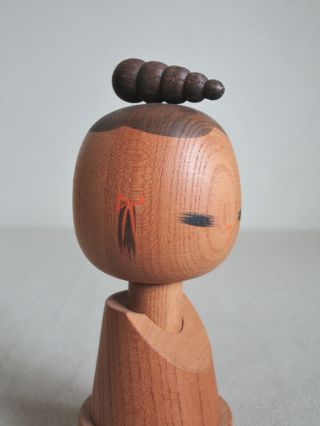 16cm (6.  3 ") Japanese Sosaku Kokeshi Doll : Signed Seiho (aida) 1926 1998