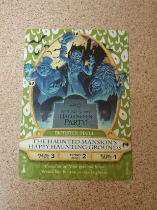 Disney Sorcerers Of The Magic Kingdom 03/p Haunted Mansion Party Card