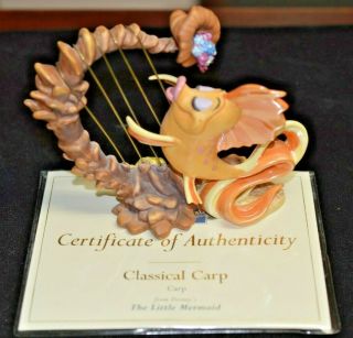 Wdcc Disney " Classical Carp " Little Mermaid W/