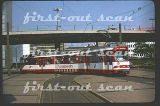 Z Slide - Duisburg Germany 3103 Trolley Tram Electric Scene May 1976