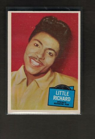 Topps 1957 Hit Stars Trading Card 35 Little Richard Recording Star