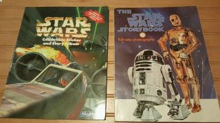 The Star Wars Storybook With Color Photos 1978/ & Star Wars Sticker Album 1996