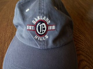 Oakland Hills Country Club Rochester Golf Baseball Hat Cap Adjustable Vintage
