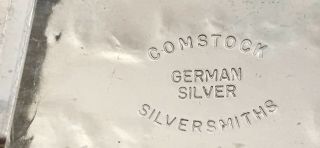 VTG Comstock Silversmiths CALF ROPING German Silver Cowboy Western BELT BUCKLE 7