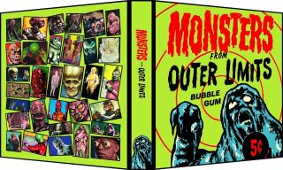 Monsters From Outer Limits Custom 3 - Ring Binder For 1964 Trading Cards
